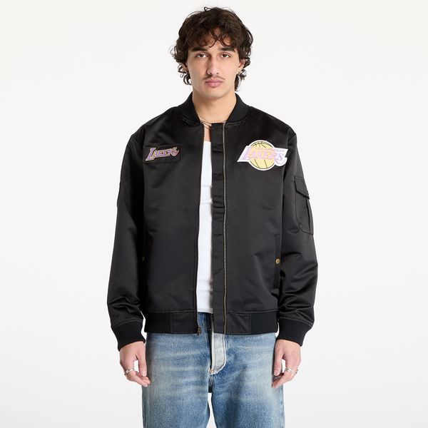 Mitchell & Ness Jakna Mitchell & Ness NBA Team Leader Satin Vintage Logo Lakers Bomber Black M