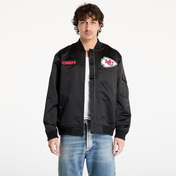 Mitchell & Ness Jakna Mitchell & Ness NFL Team Leader Satin Vintage Logo Chiefs Bomber Black XL