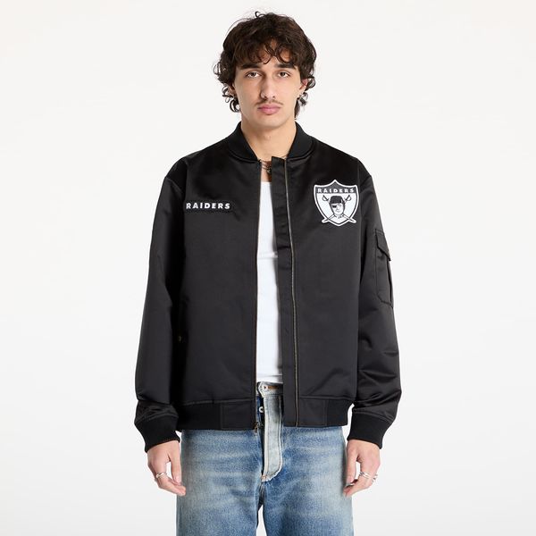 Mitchell & Ness Jakna Mitchell & Ness NFL Team Leader Satin Vintage Logo Raiders Bomber Black L