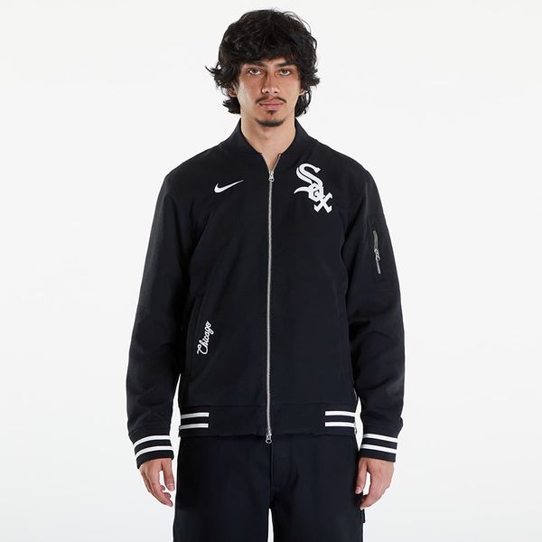Nike Jakna Nike Men's AC Bomber Jacket Chicago White Sox Black/ Black/ White XXL