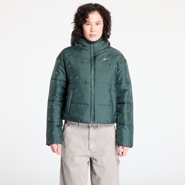 Nike Jakna Nike Sportswear Classic Women's Loose Therma-FIT Puffer Jacket Vintage Green/ White S
