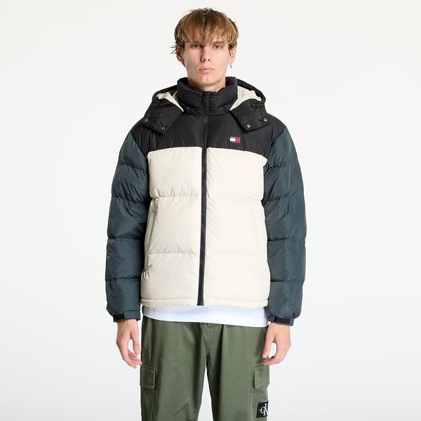 Tommy Hilfiger Jakna Tommy Jeans Alaska Colorblock Puffer Jacket Beige M