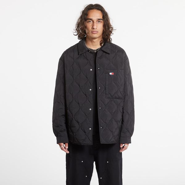 Tommy Hilfiger Jakna Tommy Jeans Quilted Shacket Black M