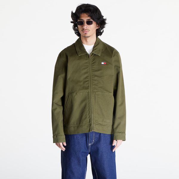 Tommy Hilfiger Jakna Tommy Jeans Regular Cotton Jacket Drab Olive Green L