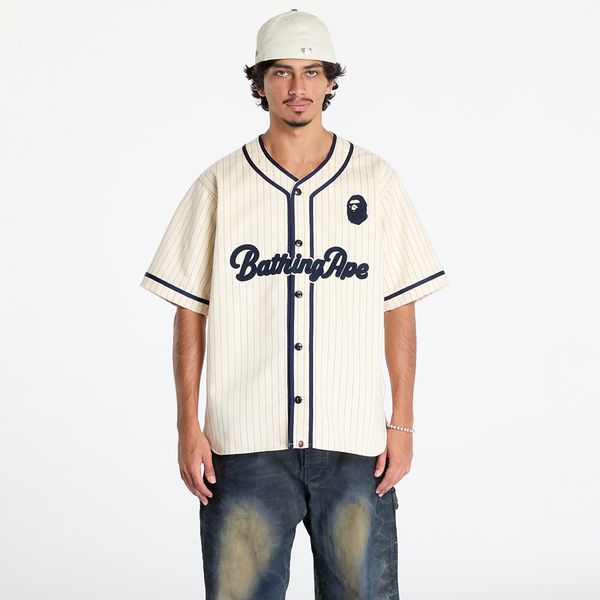A BATHING APE Košulja A BATHING APE A Bathing Ape Baseball Shirt Ivory M
