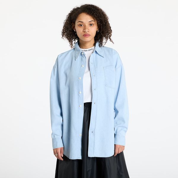 Calvin Klein Košulja Calvin Klein Jeans Oversized Longsleeve Denim Shirt Denim XS