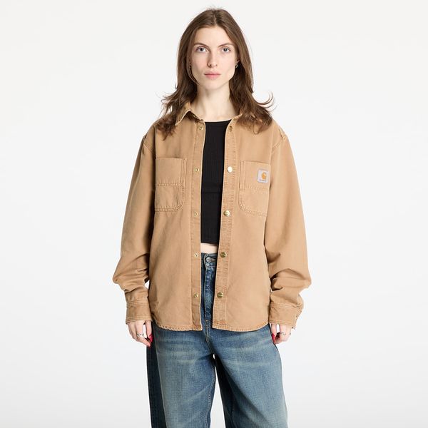Carhartt WIP Košulja Carhartt WIP Conro Shirt Jac UNISEX Peanut Stone Dyed XS