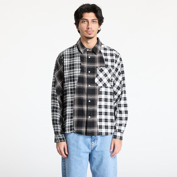 DIME Košulja DIME Triple Plaid Shirt UNISEX Black M