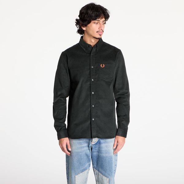 FRED PERRY Košulja FRED PERRY Corduroy Shirt Night Green XL