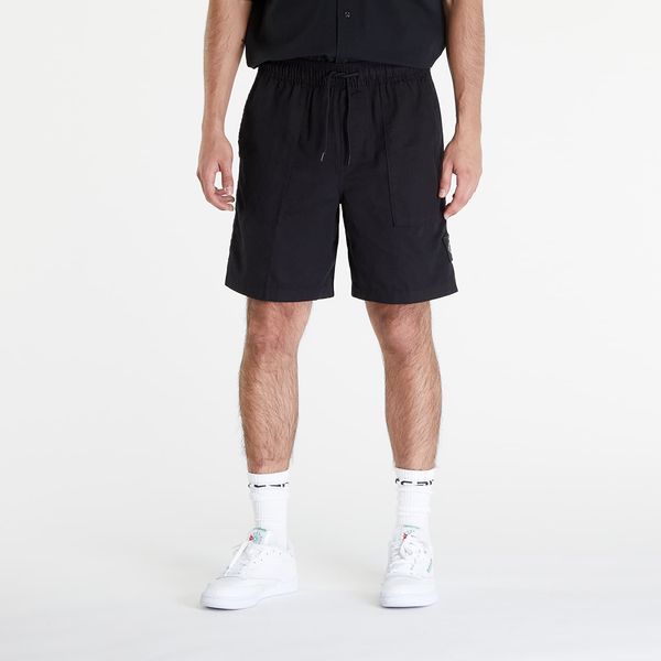 Calvin Klein Kratke hlače Calvin Klein Jeans Linen Shorts Black L