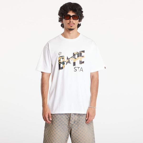 A BATHING APE Majica A BATHING APE 1St Camo Bape Sta Short Sleeve Tee White XXL