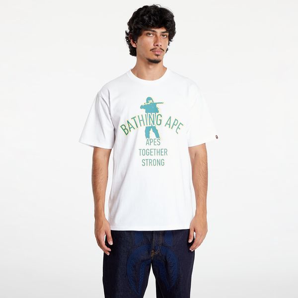 A BATHING APE Majica A BATHING APE Soldier Ats Tee White XXL