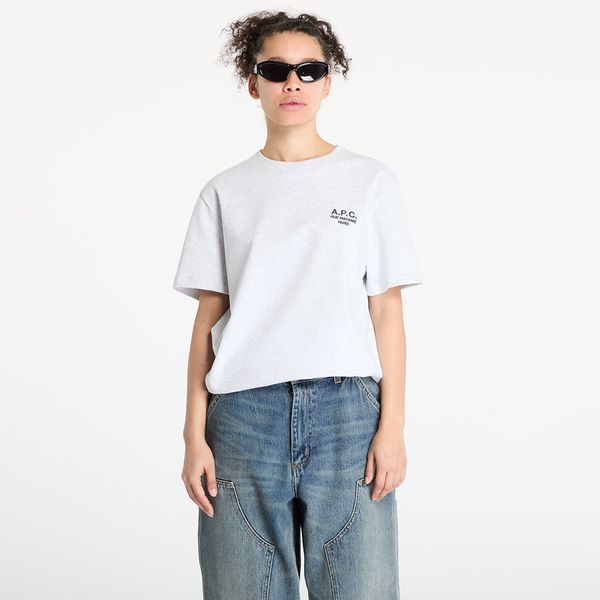 A.P.C. Majica A.P.C. Standard Rue Madame T-Shirt UNISEX Heather Grey/ Black S