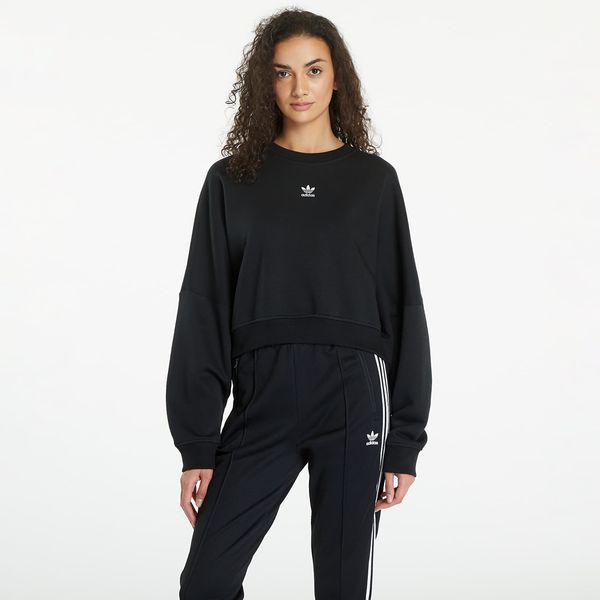 adidas Originals Majica adidas Essentials Crew Fleece Sweatshirt Black L