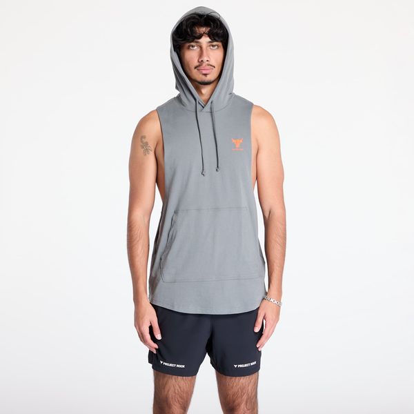 Under Armour Majica bez rukava Under Armour Project Rock SL HD Payoff Clay Green/ Team Orange L