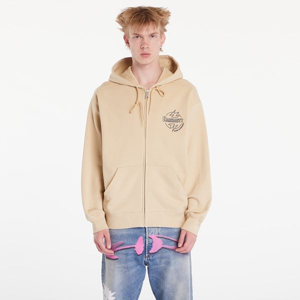 Carhartt WIP Majica Carhartt WIP Ablaze Hoodie UNISEX Cornsilk/ Air Force Blue XS