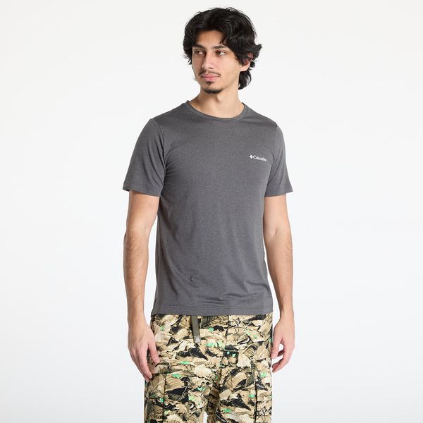 Columbia Majica Columbia Kwick Hike™ Back Graphic Shortsleeve Tee Black Heather/ Linear View Multi S