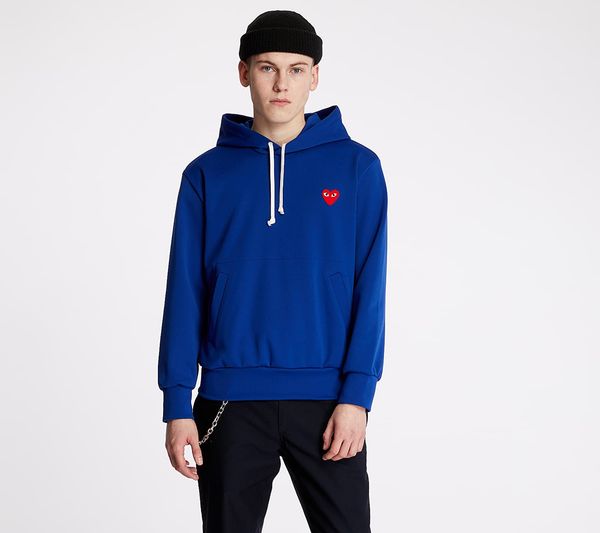 Comme des Garçons PLAY Majica Comme des Garçons PLAY Hoodie UNISEX Navy XS