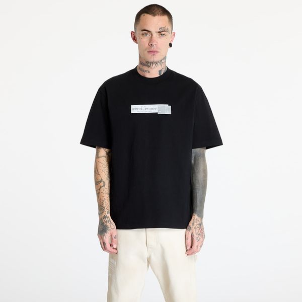 FRED PERRY Majica FRED PERRY Archive Graphic T-Shirt Black M