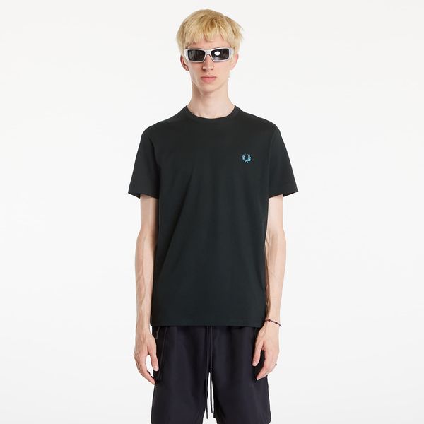 FRED PERRY Majica FRED PERRY Crew Neck T-Shirt Night Green/ Ocean XL