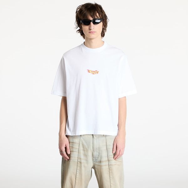 Marcelo Burlon Majica Marcelo Burlon County Flame Boxy T-Shirt White/ Red XS