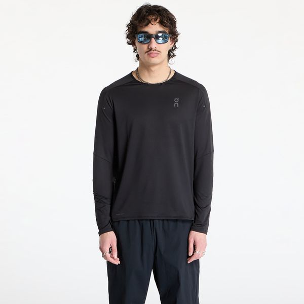 On Majica On Performance Long Sleeve Tee Black/ Eclipse S