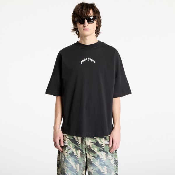 Palm Angels Majica Palm Angels Back Curved Logo Oversized Tee Black/ Off White XS