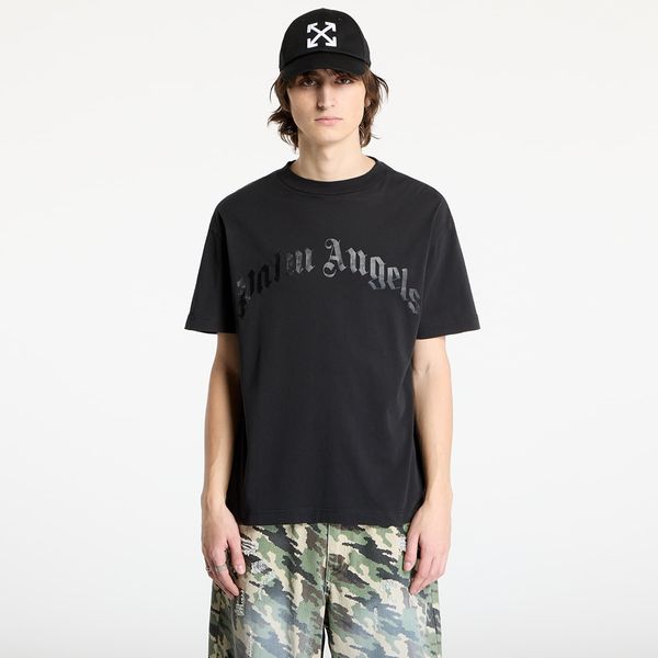 Palm Angels Majica Palm Angels Curved Logo Tee Black/ Black XXL
