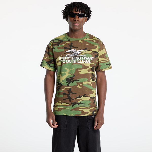 PLEASURES Majica PLEASURES Illegal T-Shirt Woodland M