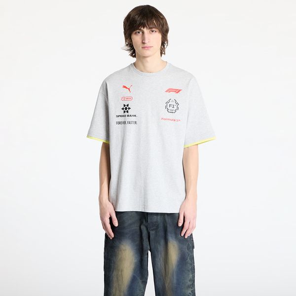 Puma Majica Puma F1 Racing Tee Light Gray Heather S