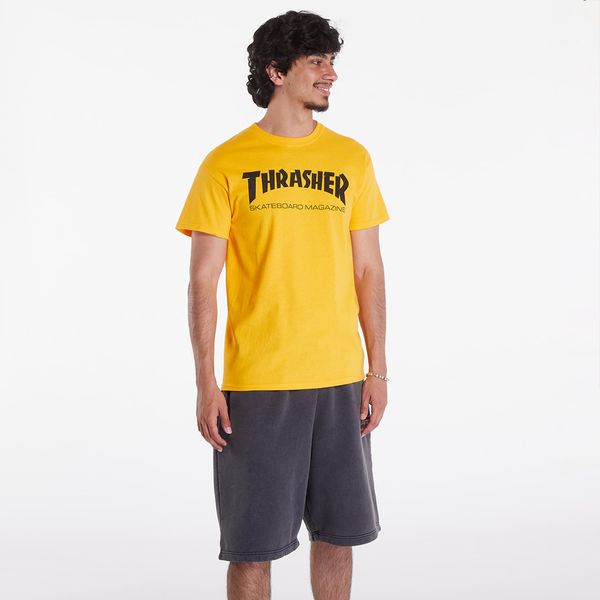 Thrasher Majica Thrasher Skate Mag T-Shirt Gold/ Black S