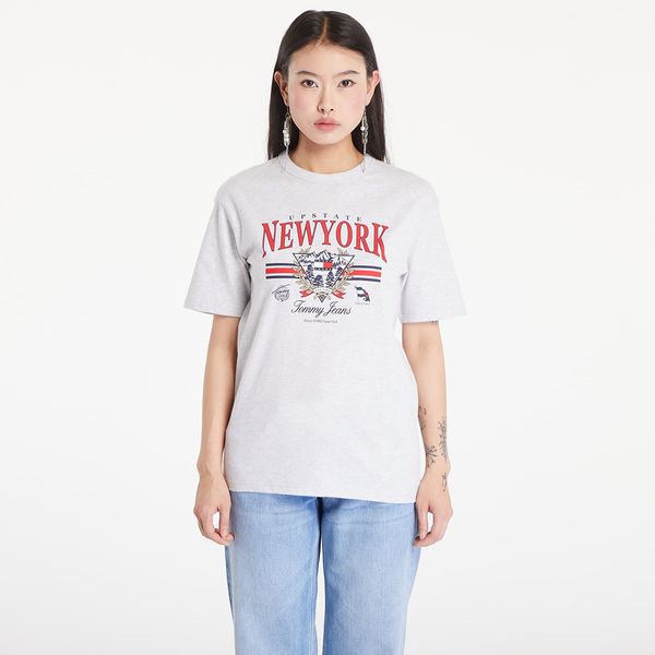 Tommy Hilfiger Majica Tommy Jeans Prep Explorer Relaxed Fit T-Shirt Silver Grey Heather XS