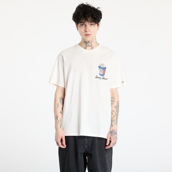 Tommy Hilfiger Majica Tommy Jeans Relaxed Novelty 2 Tee White L