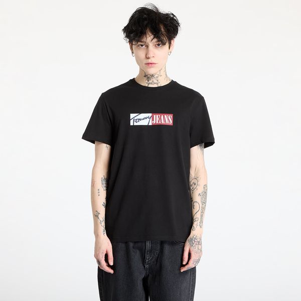 Tommy Hilfiger Majica Tommy Jeans Slim Entry Graphic Tee Black S