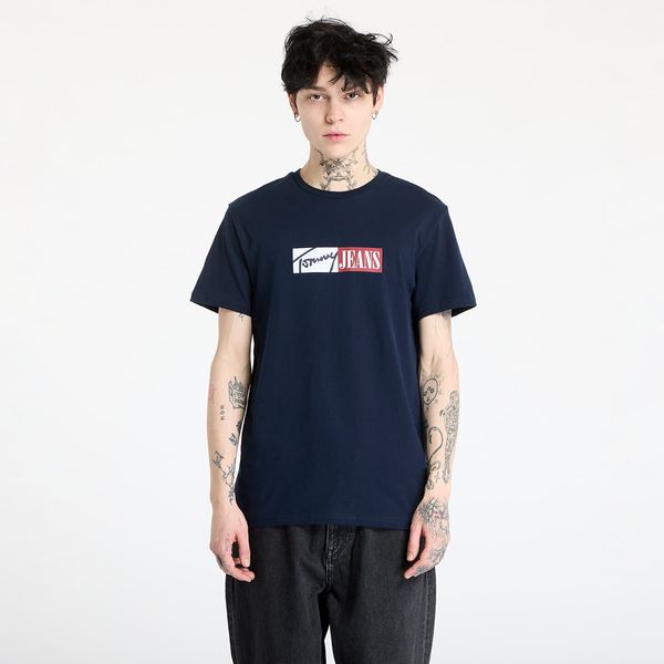 Tommy Hilfiger Majica Tommy Jeans Slim Entry Graphic Tee Blue XL