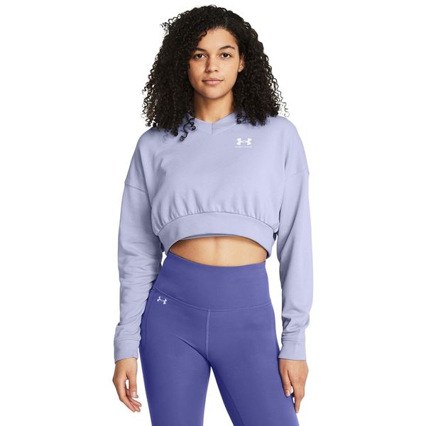 Under Armour Majica Under Armour Rival Terry OS Crop Crw Purple S
