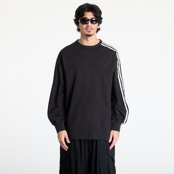 Y-3 Majica Y-3 3-Stripes Long Sleeve Top UNISEX Black XS