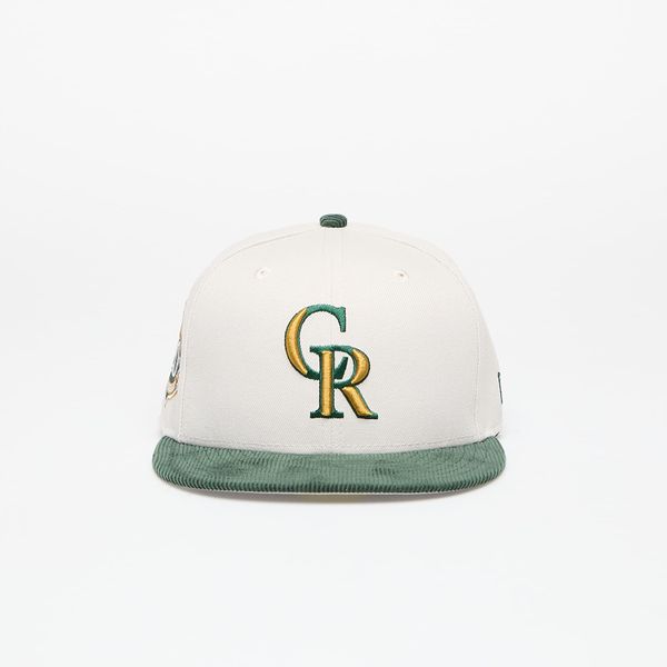 New Era New Era Colorado Rockies MLB Contrast Cord 59FIFTY Cap Stone/ Dark Green 7 1/8