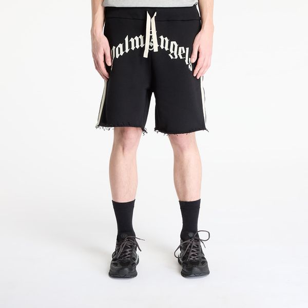Palm Angels Palm Angels Curved Logo Track Sweatshorts Black/ Ivory M