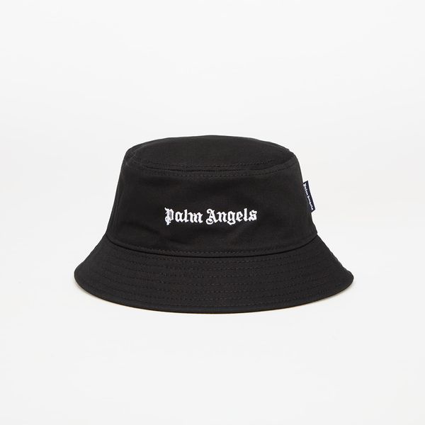 Palm Angels Kids Palm Angels Kids Logo Bucket Hat Black/ Off White I