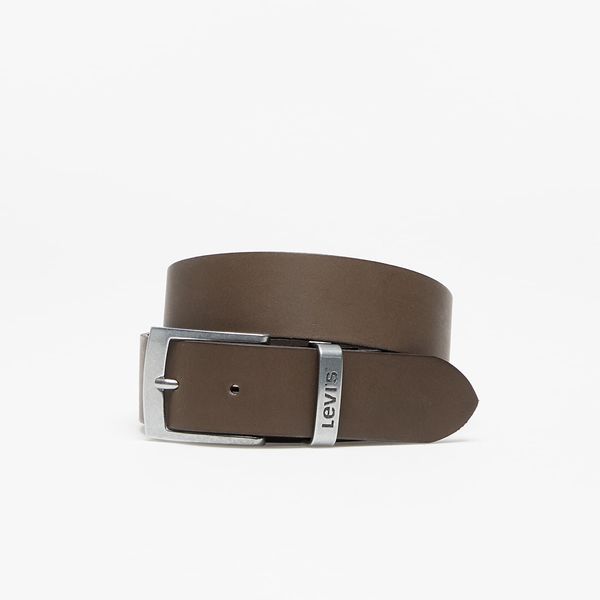 Levi's® Pojas Levi's ® Erkek Deri Kemer Dark Brown 85