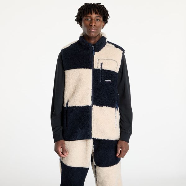 Gramicci Prsluk Gramicci Checkered Sherpa Vest UNISEX Natural / Navy Check M