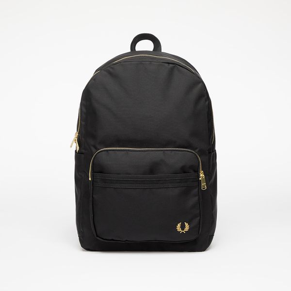 FRED PERRY Ruksak FRED PERRY Textured Nylon Backpack Black Universal