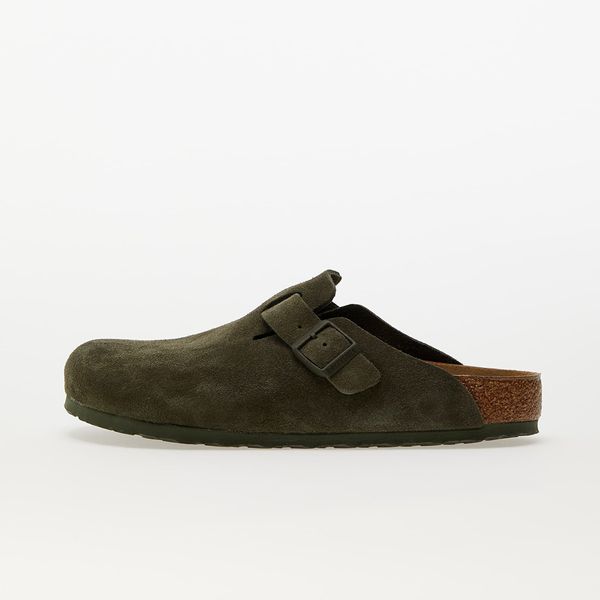 Birkenstock Sneakers Birkenstock Boston Velvet Leather Thyme EUR 41