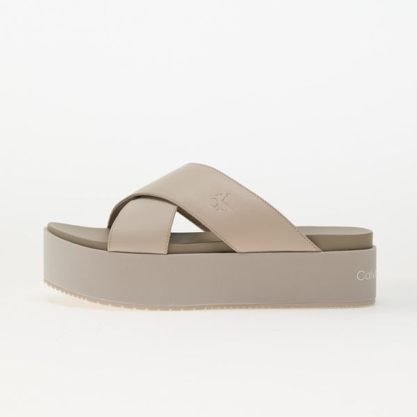 Calvin Klein Sneakers Calvin Klein Jeans Flatform Cross Mg Uc Beige EUR 38