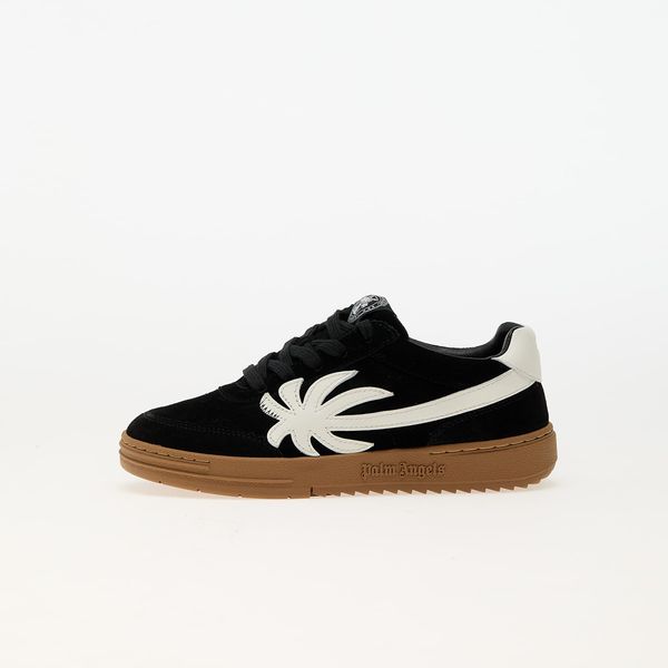 Palm Angels Kids Sneakers Palm Angels Kids Palm Beach University Leather Black White EUR 35