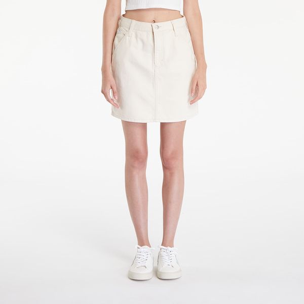 Calvin Klein Suknja Calvin Klein Jeans Hr A-Line Mini Skirt Hammerloop White 25