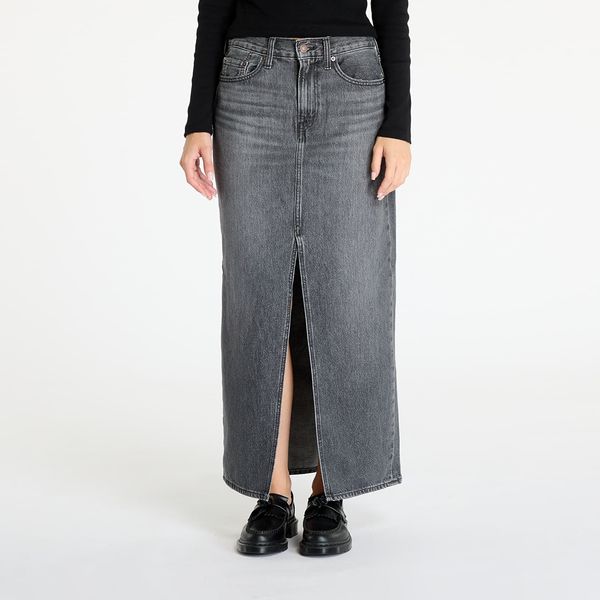 Levi's® Suknja Levi's® Ankle Column Skirt Black 28