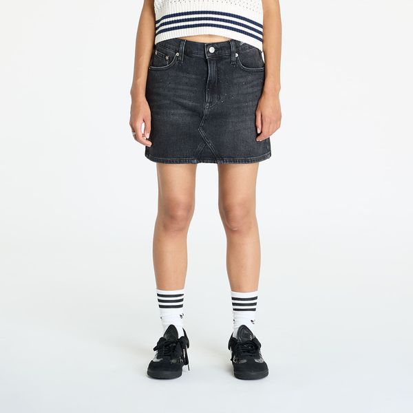 Tommy Hilfiger Suknja Tommy Jeans Izzie Mini Skirt Denim Black 27