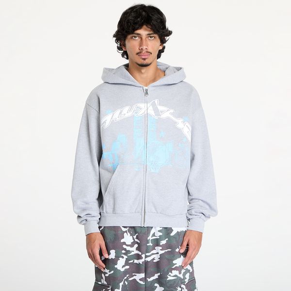 Awake NY Sweatshirt Awake NY Skyline Zip Up Hoodie Heather Grey M